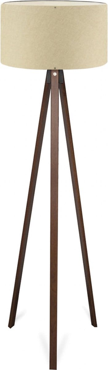 Asir - Vloerlamp - Beige - 21 x 38 x 140 cm