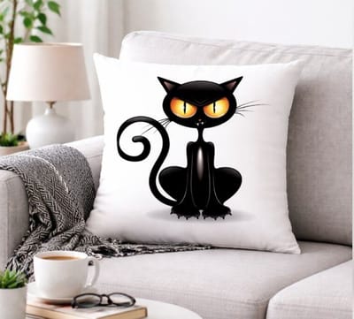 Crazy Cat Collection Kussenhoes - 45x45 cm