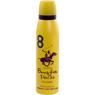 Beverly Hills Polo Club 8 Spray Déodorant Pour Femmes 150 Ml
