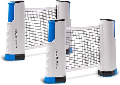 Verplaatsbaar Tafeltennisnet - Opvouwbaar Pingpongnet voor Elke Tafel met Opbergtas