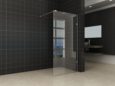 Wiesbaden Less profielloze inloopdouche 70x200cm 8mm glas met NANO coating