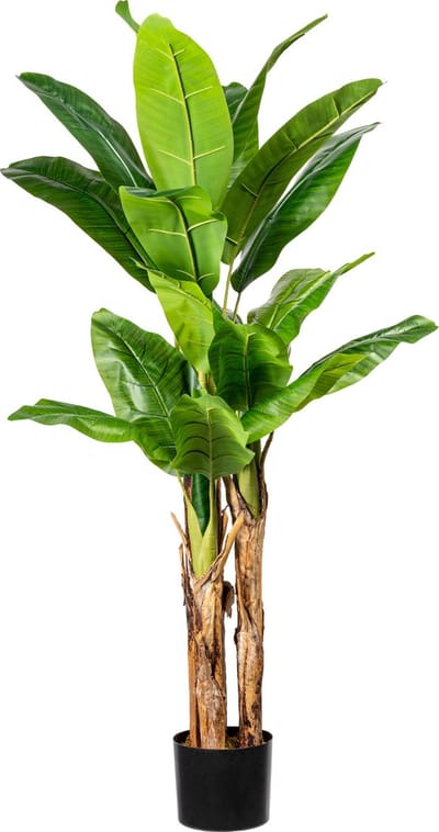 Kopu ® kunstplant bananenplant 150 cm met 21 bladeren nepplant