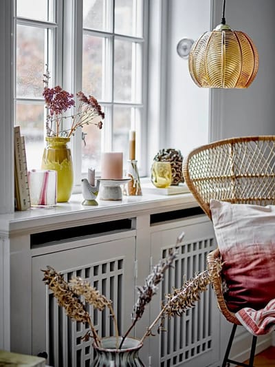 Bloomingville Kandelaar aardewerk bruin Reem - set van 2