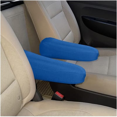 Dailygoods- Armleuninghoezen 2 Stuks - Microvezel-leer - Middenconsole-afdekking - Autostoelaccessoires - Voorste Rij Voertuigen - 34 x 11 cm - Armleuningbekleding