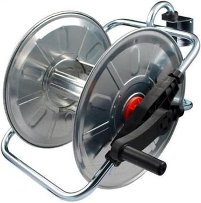 Bradas ZINCATO Muurhaspel 50m – Draaibare Tuinslang Haspel 1/2 inch (13 mm) – Draagbare Wandhaspel met Anti-Knik Aansluiting
