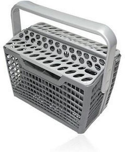 Vaatwassermand Deksel - Bestekmand Universeel - Vaat Reinigen - Intrekbare Handgreep - 45 en 60 cm - Grijs