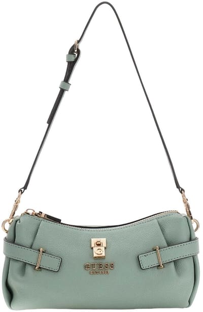 GUESS schoudertas Yesba Mini Top Zip Bag Light Sage mintgroen