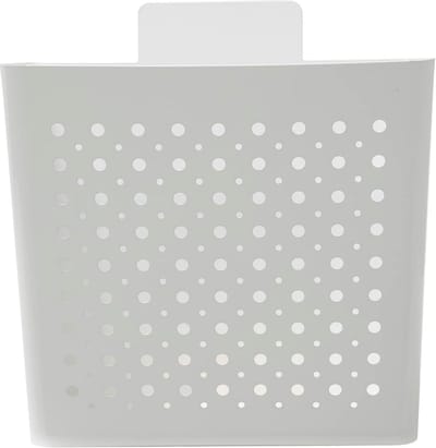 Buitenbrievenbus met grille - Propagandareclamemand voor muren - Staal - Wit - 32 x 36 x 19 cm