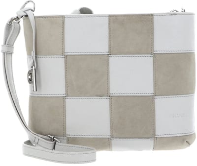 PICARD Leren Schoudertas Chess Crossbody Bag Shark Lichtgrijs