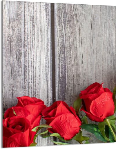 TMK ArtDeko - Snijplank - Rozen - 40x52 cm - Glas