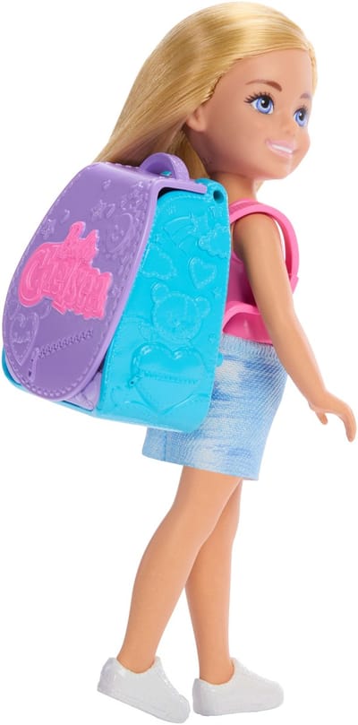 Mattel Barbie pop Chelsea met rugzak - speelset voor kinderen.