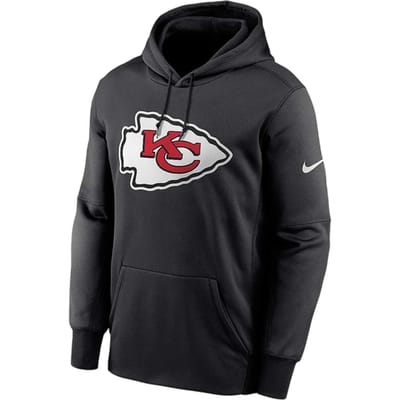 Nike NFL Kansas City Chiefs Prime Logo Therma Hoody Zwart Kkx001