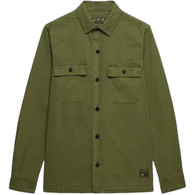 Superdry - Military Overhemd met Lange Mouwen - Heren - Lange mouwen shirts