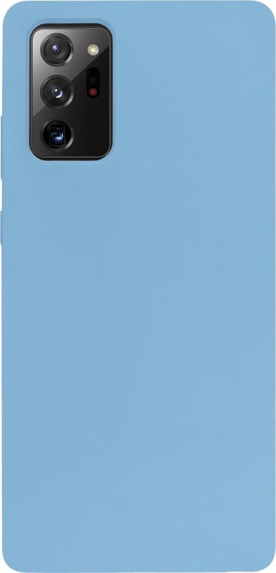 BMAX Siliconen hard case hoesje geschikt voor Samsung Galaxy Note 20 - Hard Cover - Beschermhoesje - Telefoonhoesje - Hard case - Telefoonbescherming - Blauw