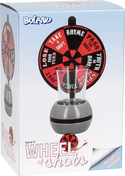 Boland - Drankspel Wheel of shots - partyspel - verjaardag, game night, vrijgezellenfeest