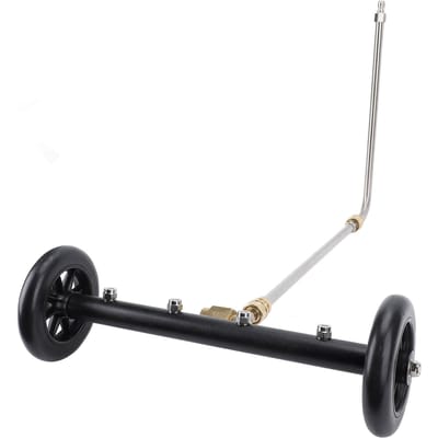 6 Inch Hogedrukreiniger Onderstelreiniger met 3 Stuks Verlengstuk 4000 PSI Onder Auto Waswater gray