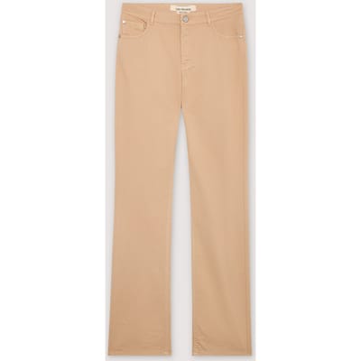 slim fit vrouw beige