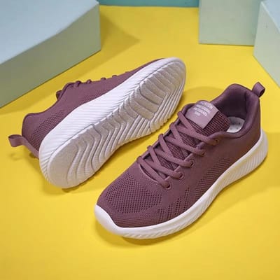 Damessportschoenen Zomer Minimalistisch Design Ademend Comfortabel Antislipzool Buitensporten Tennis Joggen Platte Vrijetijdsschoenen 36 gray