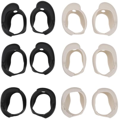 Dailygoods - 6 Paar Siliconen Oordopjes Covers voor Comfortabele Pasvorm