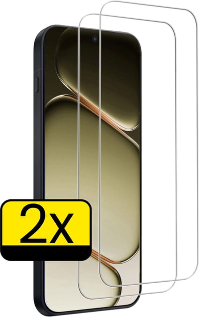 Screenprotector - Geschikt voor OnePlus 15R - 2 Stuks - Extra Sterk - Beschermglas - Gehard Glas - Tempered Glass - Screen Protector