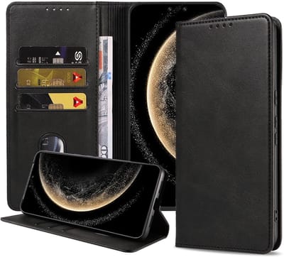 Geschikt voor Huawei Mate 70 Pro / 70 Pro Plus Telefoonhoesje Kunstleer met Magnetische sluiting en Pasjeshouder Bookcase met Klepje - Walletcase with Cardslot - Zwart - Smartphonica geschikt voor Huawei Mate 70 Pro;Huawei Mate 70 Pro Plus