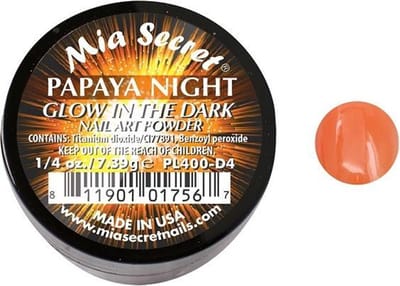 Glow in the Dark Acrylpoeder Papaya Night