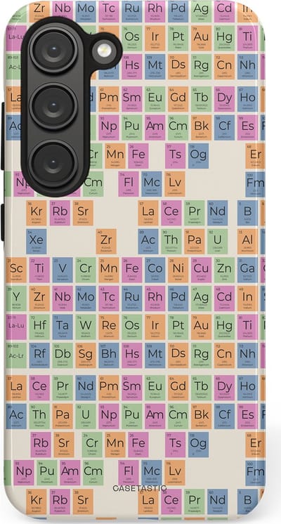 Casetastic Hoesje Geschikt voor Samsung S23 - Stijlvolle Beschermende Duo-layer Case - Atomisch Mooi