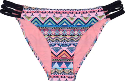 Bikinislip met bandjes in oranje kleur