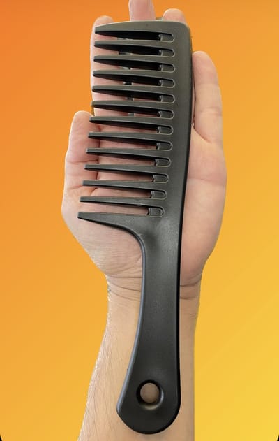 Mafia Men Kam - Grove kam - styling kam - Kam - Kappers kam - Barber Kam - Professional Haar Kam - Zwarte Kam - Groote Kam