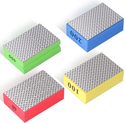 Schuurblokken, Diamant Hand Polijsten Pads Schuurblokken Polijsten Pads voor Steen Keramische Tegels Glas Slijpen Trimmen