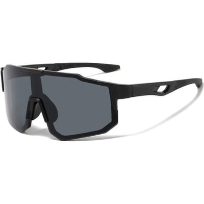 Buitenfietsen Sportbril Hoge Definitie Zonnebril voor Mannen UV-bestendige Zonnebril Wandel- en Hardloopbril black