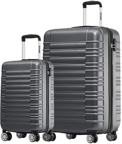 Dailygoods- Kofferset Lichtgewicht - 2 Delig - 38L Handbagage + 110L Ruimbagage - Reiskoffer Set - Trolley - Reisaccessoires - Reiskoffers