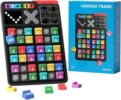 Smart Sudoku Spel - Denkspel Puzzel - Logisch Denken Oefenen - 2500 Uitdagingen - 20.5 x 14 cm - Meerkleurig