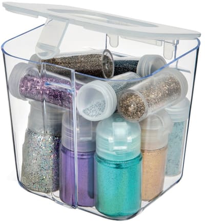 deflecto opbergbox voor Caddy-Organizer, small, transparant polystyrol, 114×110×112 mm