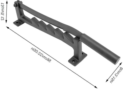 Houtspliter - carbon staal - kindling hout cracker - handmatige houtspliter - houtsnijder - kindling spliter met boutgaten voor gebruik binnenshuis en buitenshuis