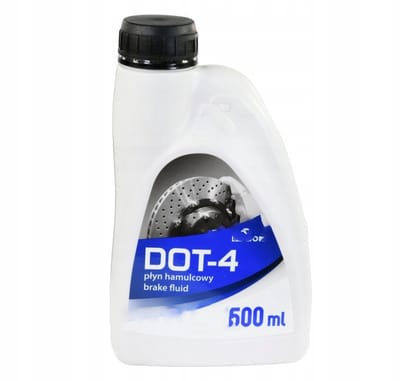 Orlen Remvloeistof DOT-4 – 0,5L – Hoog Kookpunt >230°C – Voor Auto, Vrachtwagen & Tractor – Hydraulische Koppeling