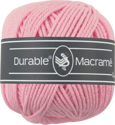 Durable Macramé - 232 pink - Katoen Garen
