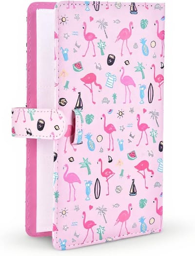 Fotoboek met PU Cover voor 3 Inch Foto's, 16 Pagina's, Geschikt voor Sofort en Lomo, Bewaar je Herinneringen met Stijl
