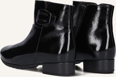 Gabor 714.1 Enkellaarsjes - Enkelboots met rits - Dames - Zwart - Maat 37