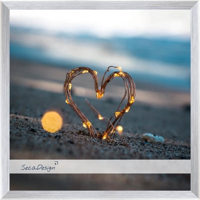 SecaDesign Luca - Fotolijst 30x30 cm fotomaat - Zilver