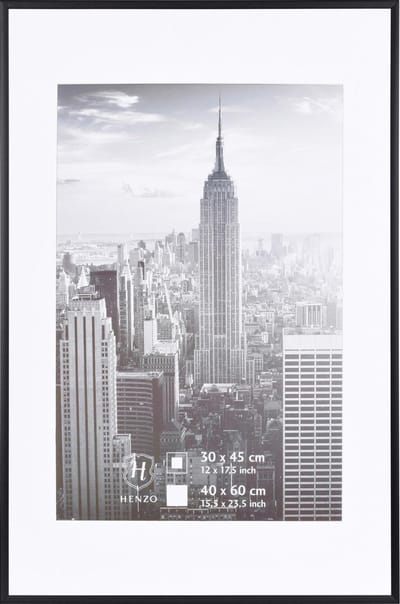 Fotolijst - Henzo - Manhattan - Fotomaat 40x60 cm - Zwart