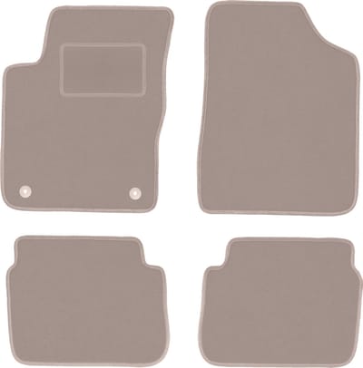 Beige veloursmatten voor: Hyundai i10 hatchback (2007-2013)