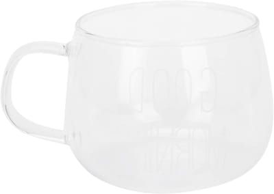 Transparante Borosilicate Glazen Mok met Handvat voor Koffie, Thee en Cocktails - Ideaal voor Warme Dranken zoals Cappuccino en Latte