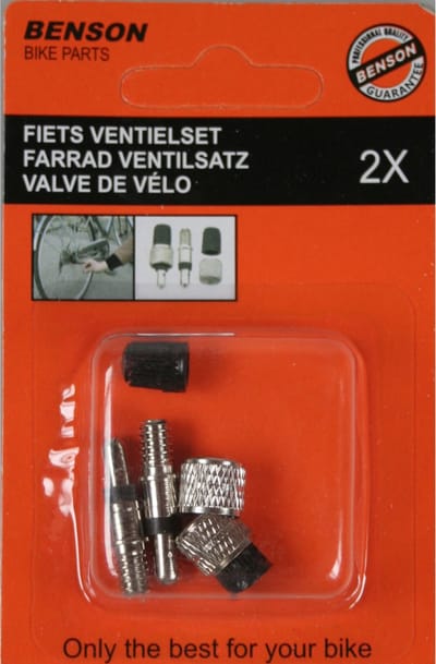 Benson Ventielset - 2-delig - vervangset - Hollands fietsventiel