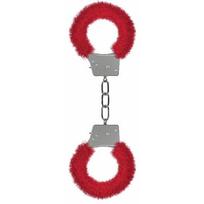 Shots Ouch! HandBoeien Beginner's Handcuffs Furry zwart