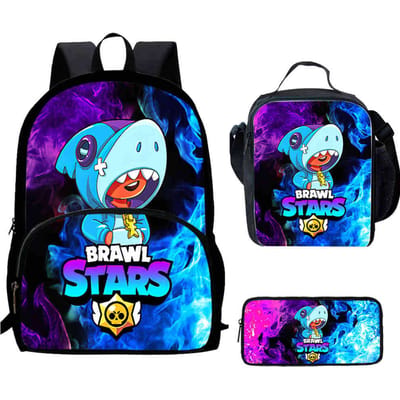 Brawl Stars Schooltas Hoge Definitie Print Multi-Functioneel Lichtgewicht Rugzak