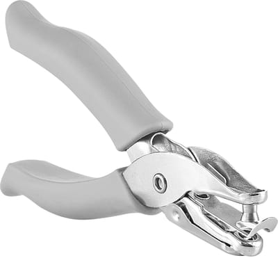 Ronde Metaal Pons 1/4 Inch (6.35mm) met Zachte Grip - Ideaal voor Papier Knutselen en Scrapbooking