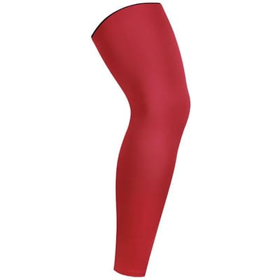 Gtubike Sport Kniebrace Ademend Anti-UV Fietsen Basketbal Beenhoezen Kniebeschermers Beschermer XL red