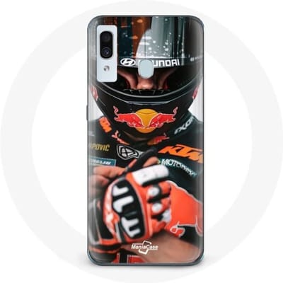 Coque - Maniacase - Samsung Galaxy A30 - Miguel Oliveira Moto GP - Souple - Noir noir