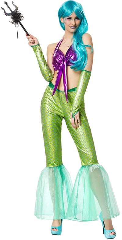 dressforfun - waanzinnige zeemeermin - S/M - Verkleedkleding carnaval - Halloween - Verkleden - Feestkleding - Carnavalskleding - Feest - Partykleding